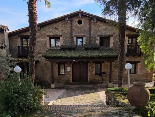 La Casona de Jaraíz vista desde el jardín