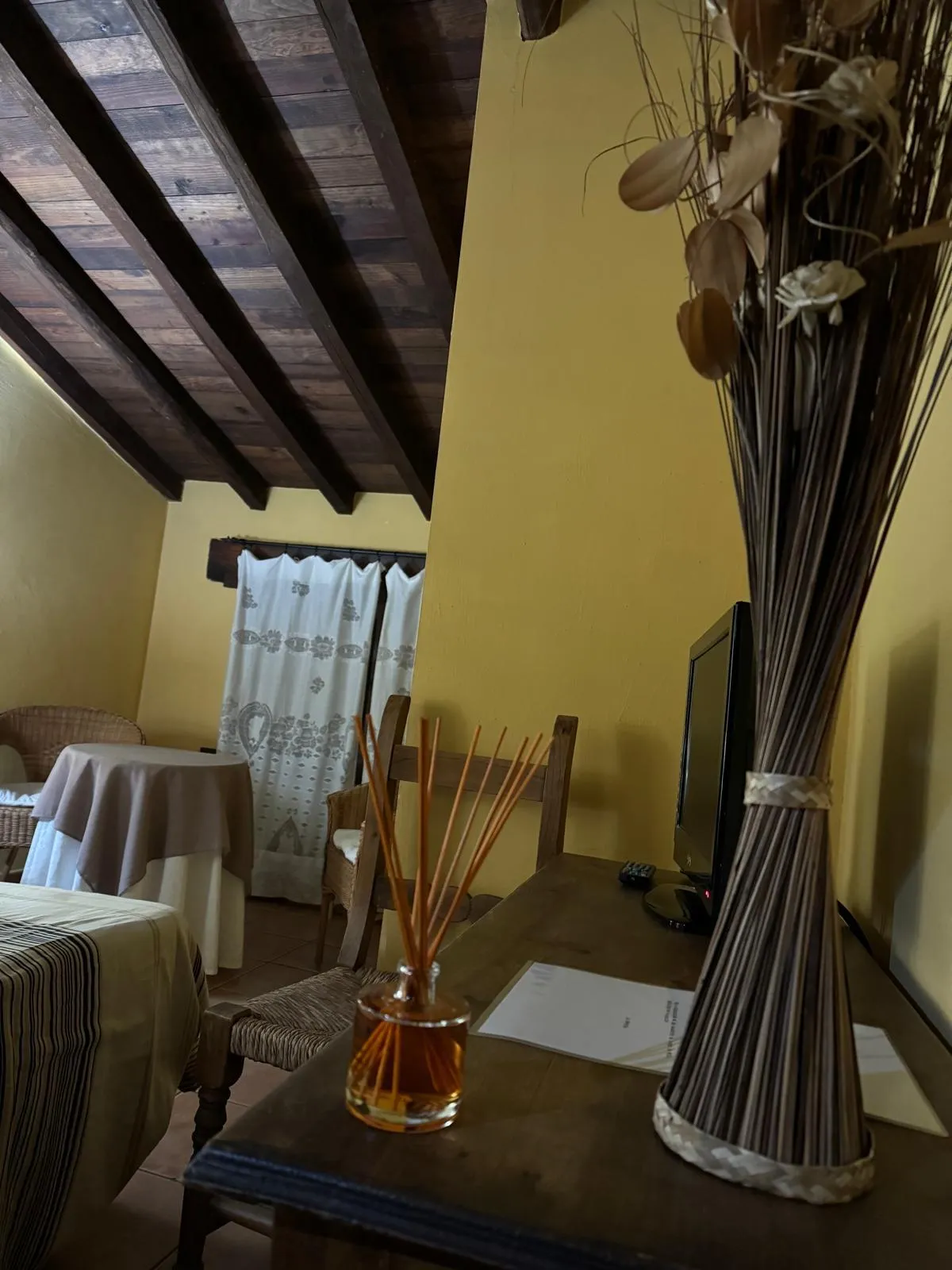 Interior rústico de La Casona