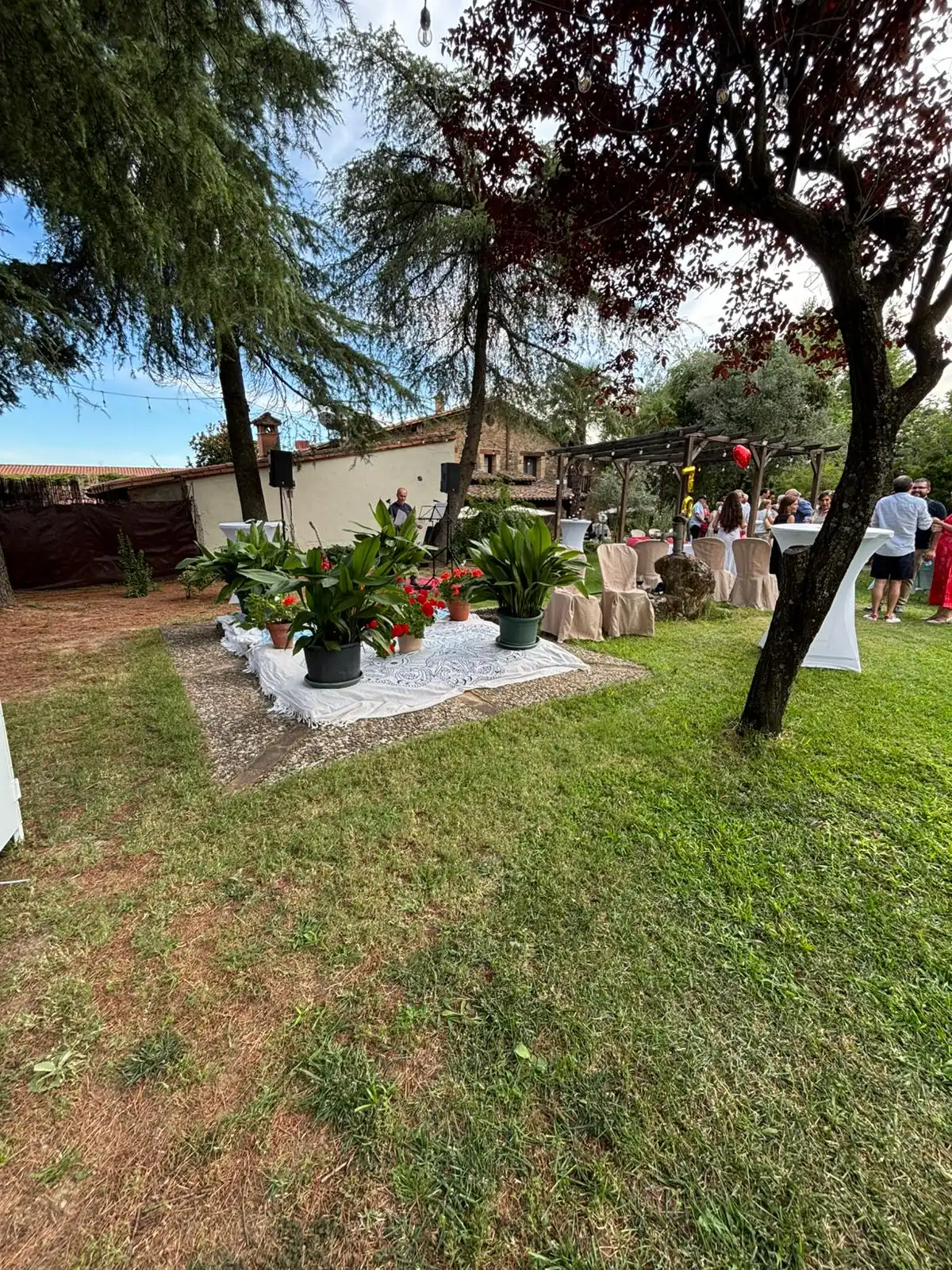 Zona verde de la finca Valvellidos