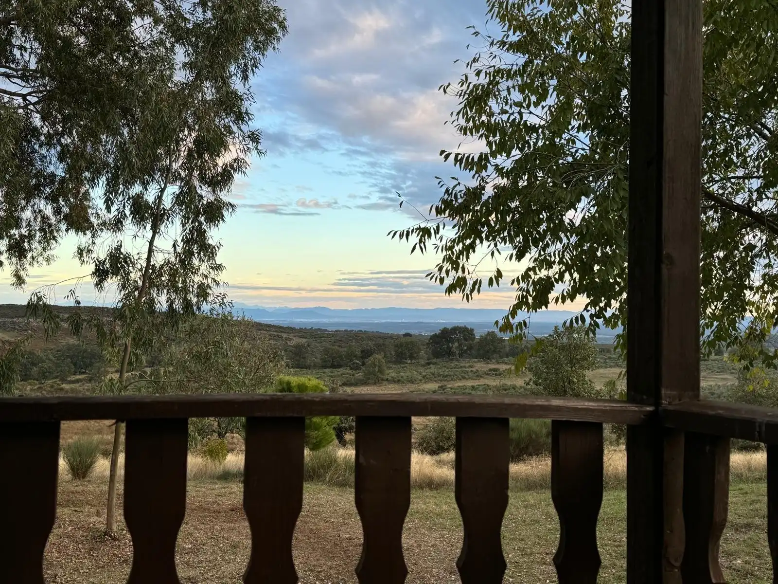 Vistas al valle desde la finca